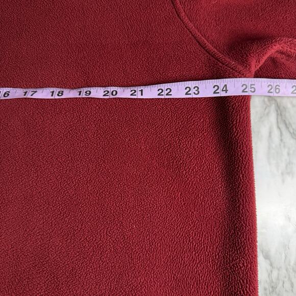 VTG LL Bean Mens Mountain Classic Fleece Jacket LT Large Tall Red Retro Gorp - Picture 6 of 10